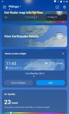 Live Weather Radar & Widgets android App screenshot 7